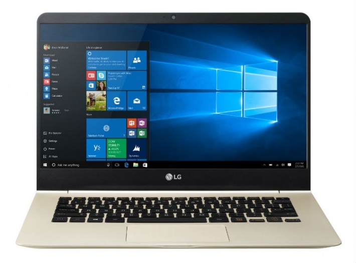 14-дюймовый ноутбук LG Gram весит меньше килограмма
